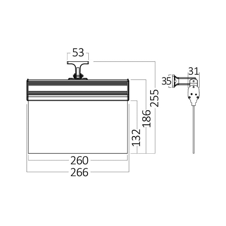 BRAYTRON punjiva LED panik lampa 2W