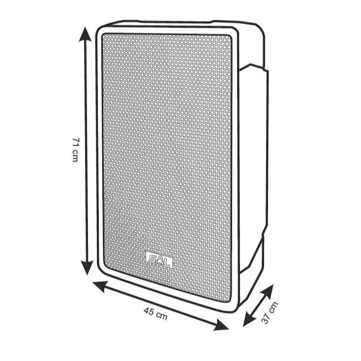 Aktivna zvučna kutija sa Bluetooth konekcijom 250W