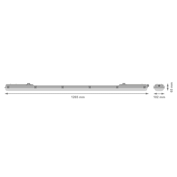 LEDVANCE armatura za dve LED cevi 120cm